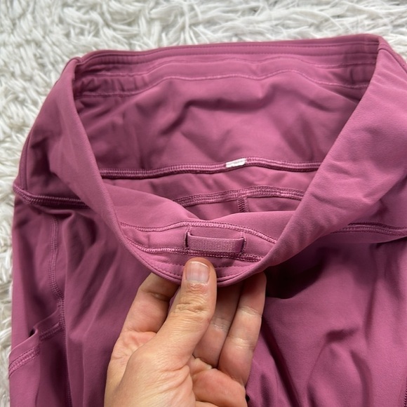 Lululemon Ready To Race Crop *21" Moss Rose - Picture 3 of 6